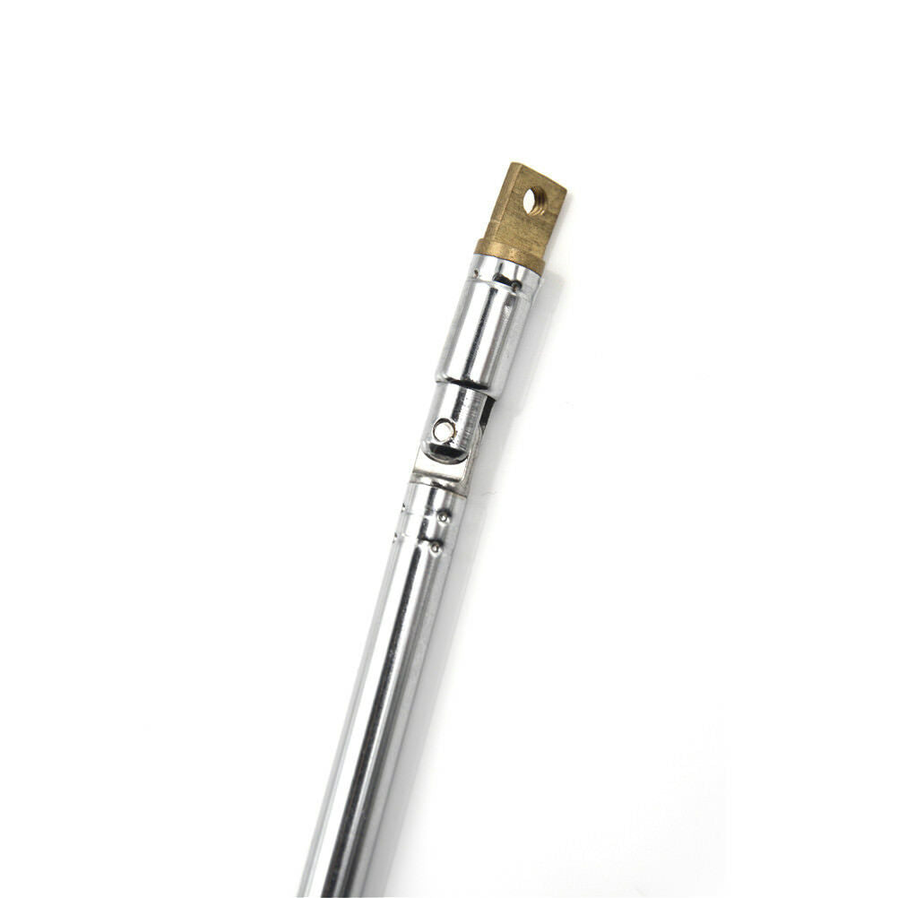 Metal Full-channel AM FM Radio Telescopic Antenna 63cm Length 4 Sections.l8