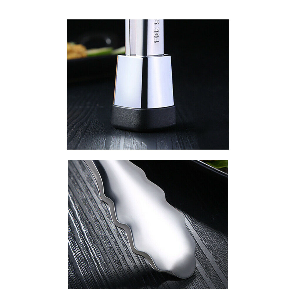 Premium Stainless Steel Metal Kitchen Tongs