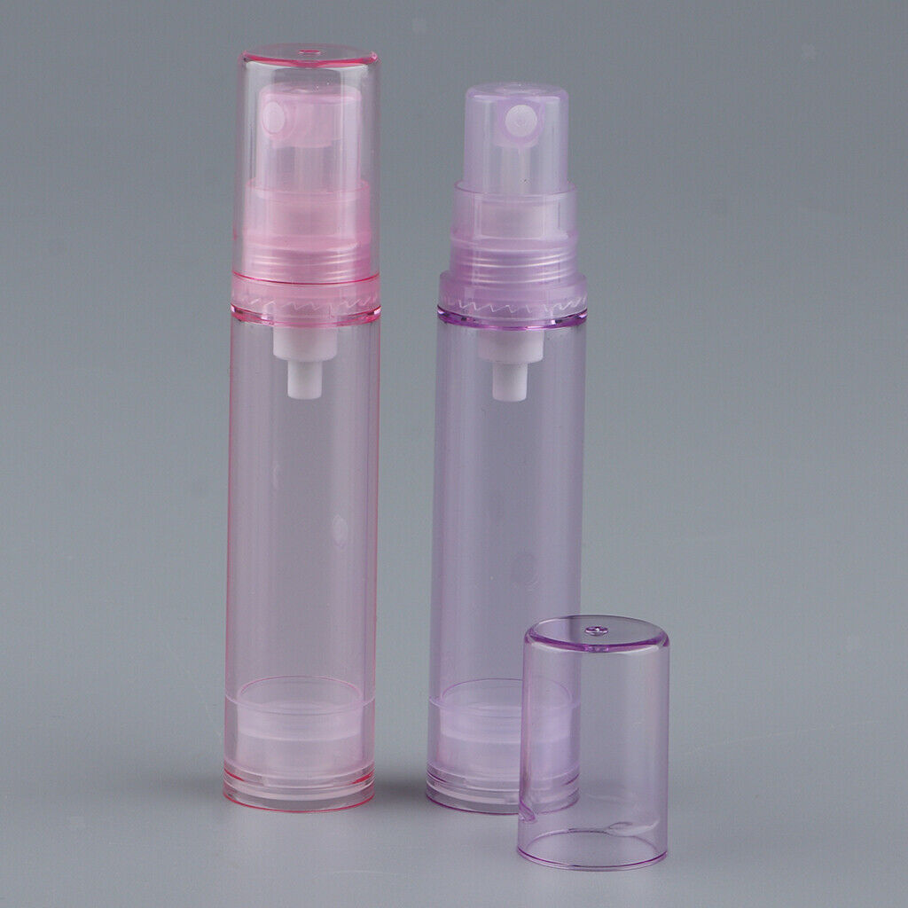 Clear Empty Spray Bottle Refillable Fine Mist - Pink, 10ml