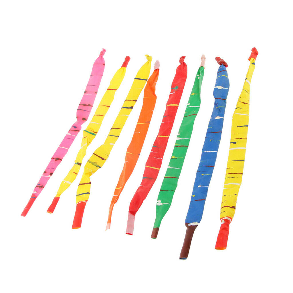 40 Pack Rocket Balloons, Flying Balloon Giant Rocket Balloons with Whistling