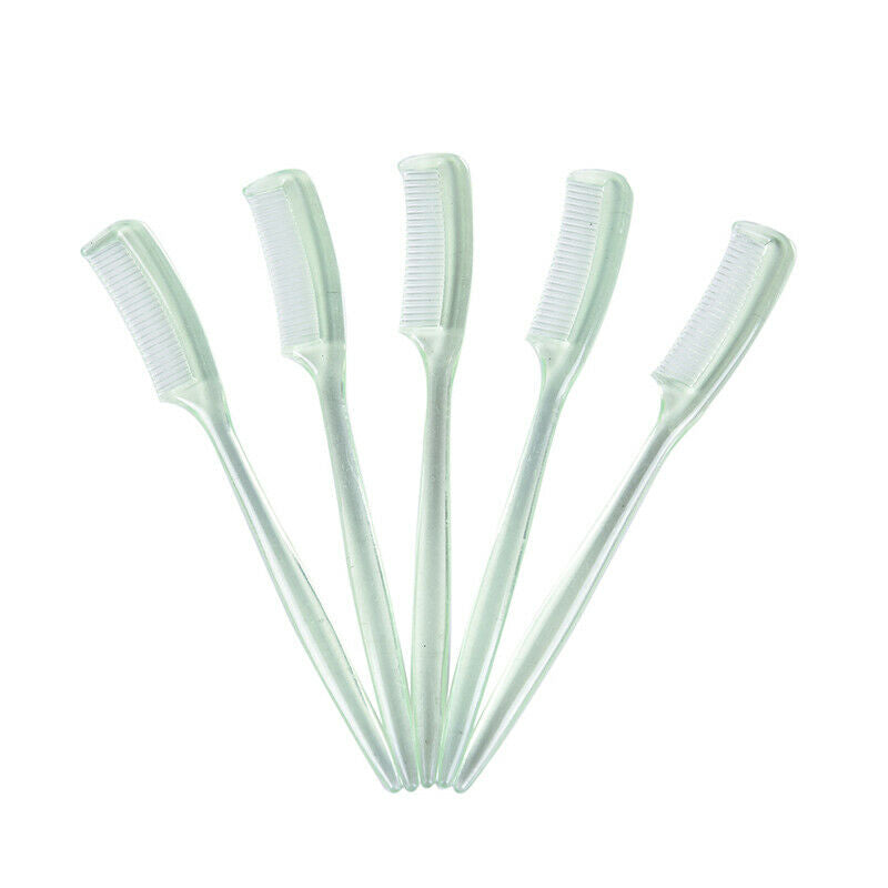 5pcs Beauty Tools Eyebrow Comb Plastic Brush Eyelash Comb Makeup Tools Mi.l8
