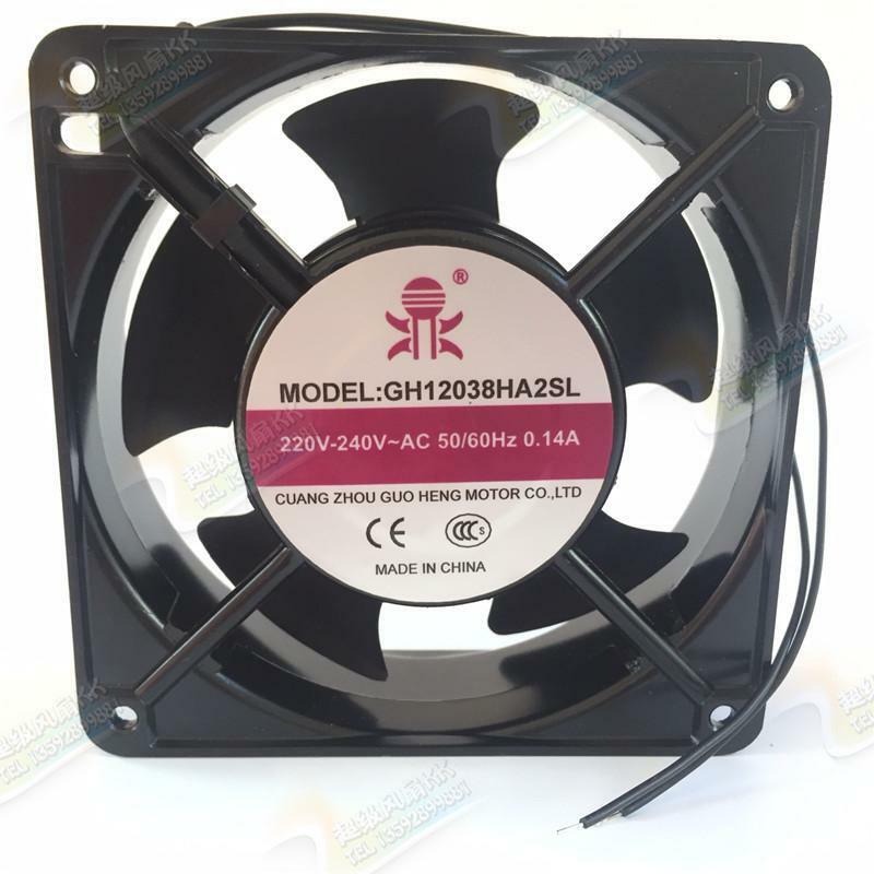 For GH12038HA2SL chassis cabinet cooling fan 12cm small AC axial flow fan 220V