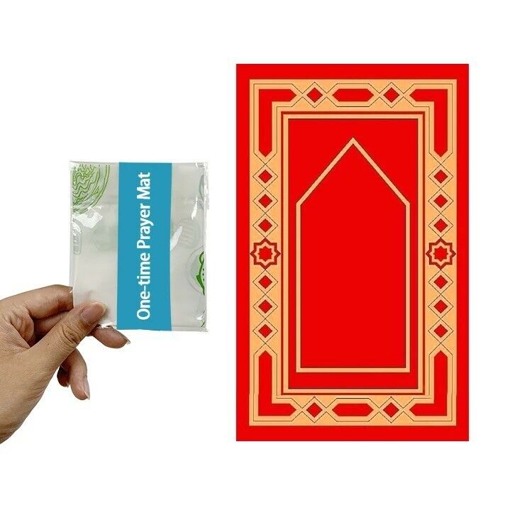 New 100x Disposable prayer mat, janamaz water proof personal & mosque use