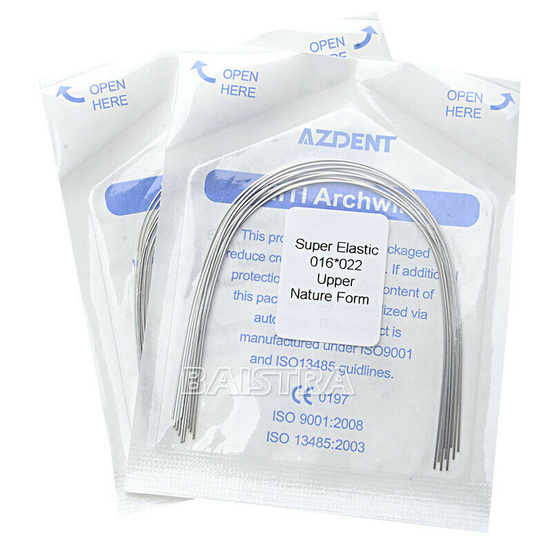 50 X Dental Orthodontic Arch wire Super Elastic Niti Rectangular 16*22 Upper