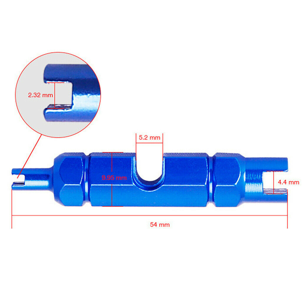 Aluminum Alloy Valve Core Removal Wrench Road Bike Bicycle Accessories Red
