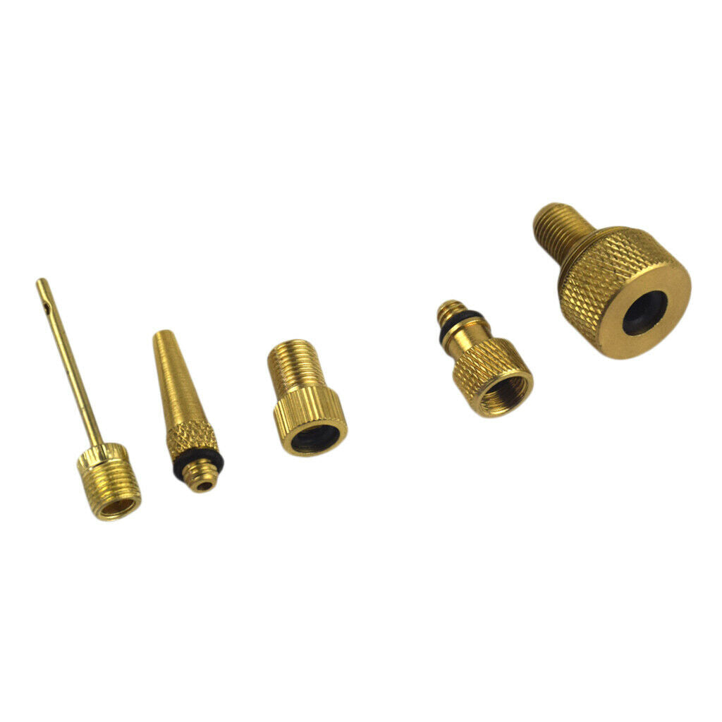Mountain Bike Bicycle Pump Converter Presta to Schrader Valve Adapter Set