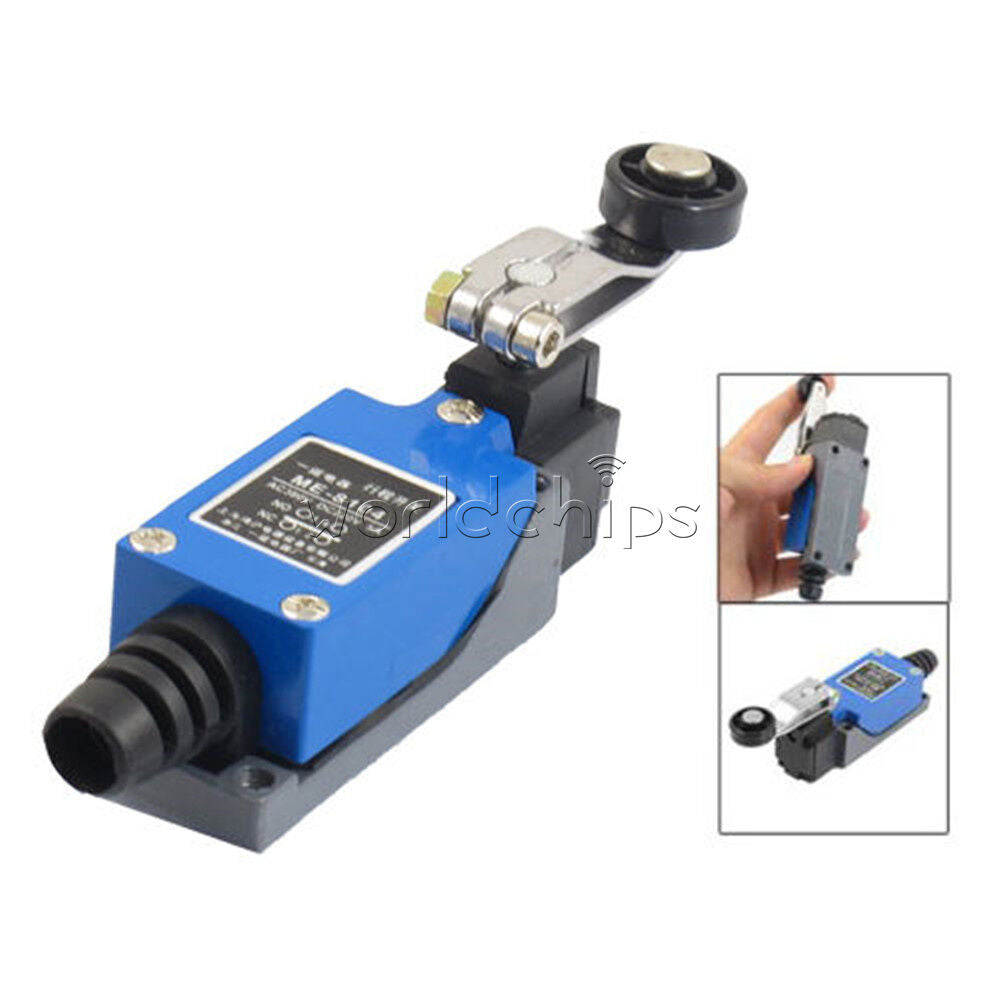 ME-8104 AC DC Limit Switch of Roller Wheel 1NC 1NO Reset Inching Position Switch