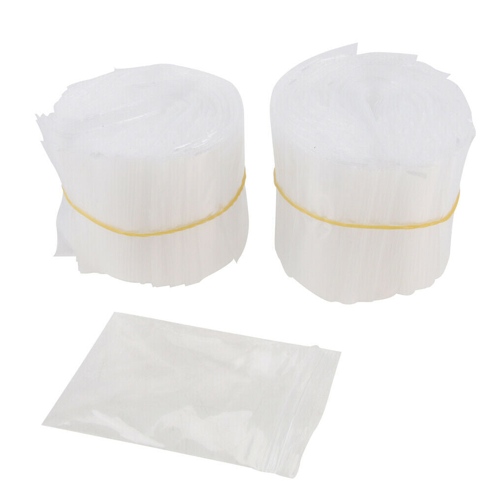 500 Pieces Clear Grip Seal  Bag Self Seal Resealable Bags 8Ã—12cm