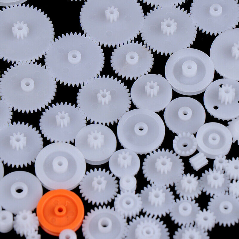 64 Kinds Plastic Shaft Single Double Layer Crown Worm Gears Cog Wheels M0.l8