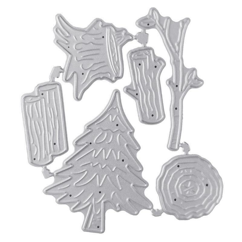 Pine Tree Metal Cutting Dies Stencil DIY Scrapbooking Album Paper Card Template