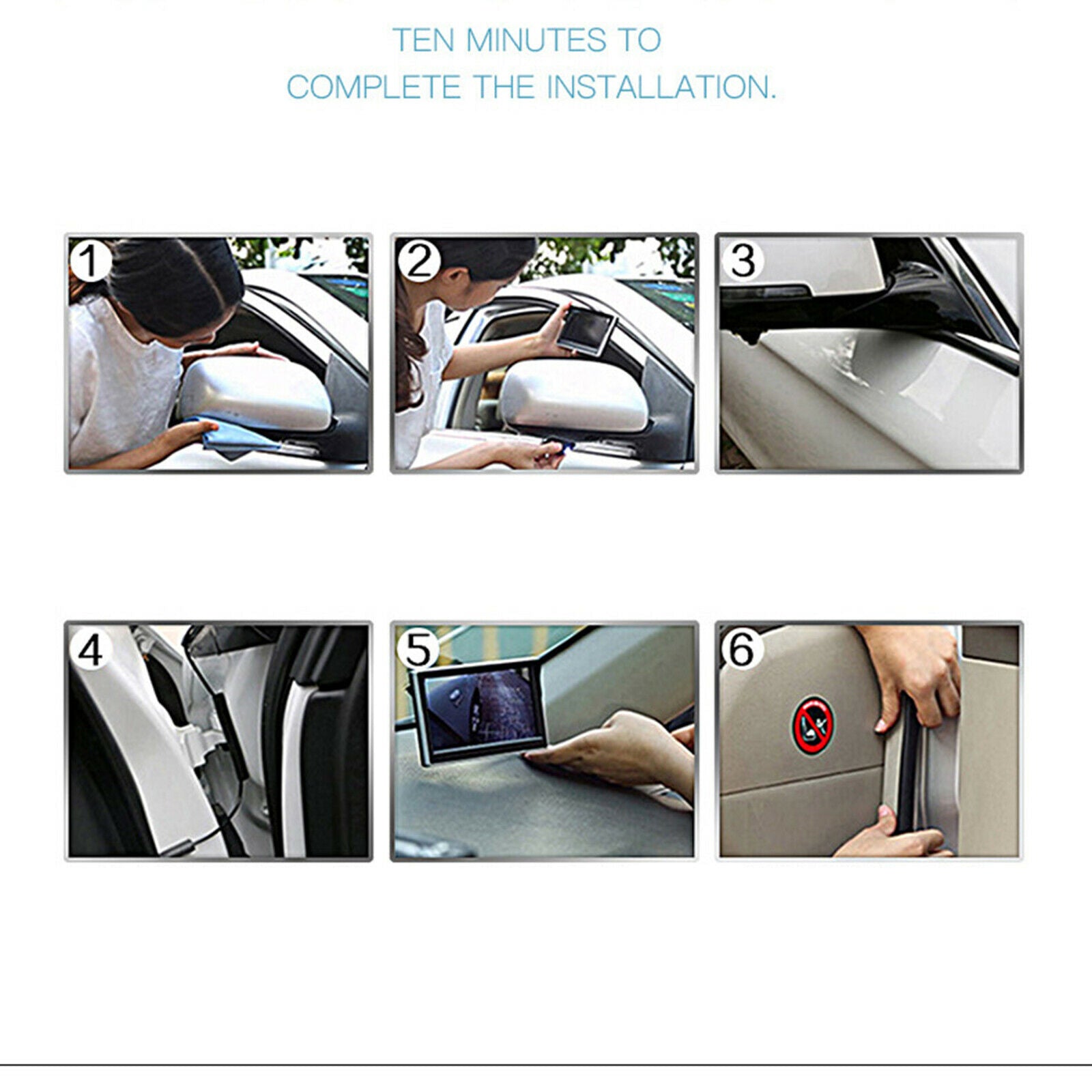 Mini USB Car HD Blind Spot Side Rear View Camera Waterproof
