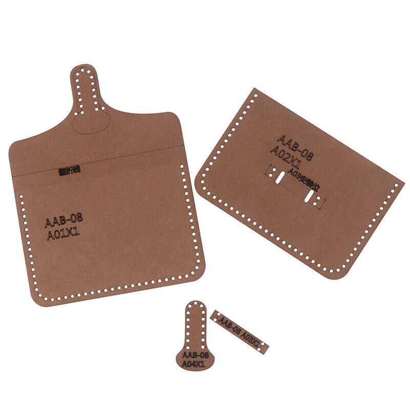 1set Hard Kraft paper Stencil Template For DIY Leather Handmade Craft Pat.l8