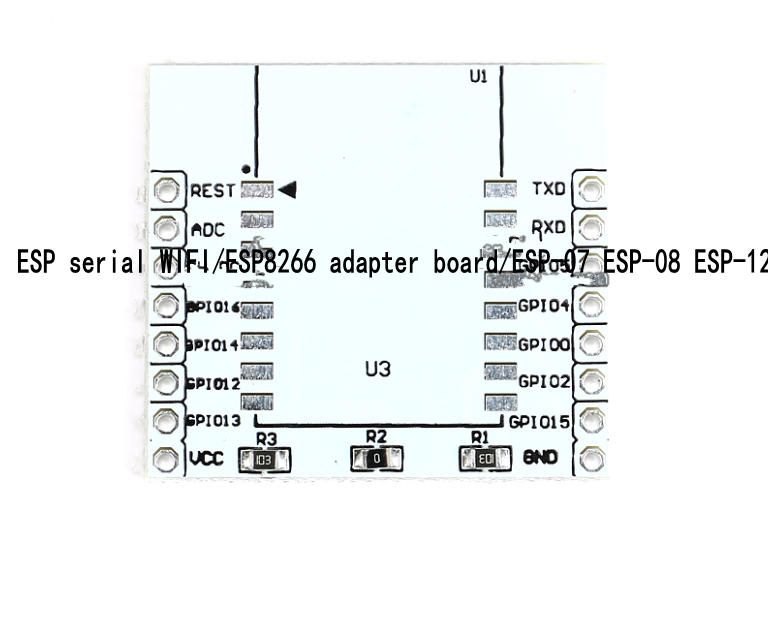 1pcs ESP serial WIFI/ESP8266 Adapter Board Programmer /ESP-07 ESP-08 ESP-12