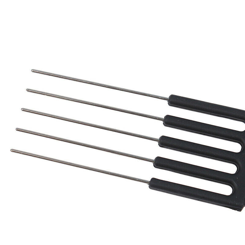 1×Barber Salon Double Sided Tooth Hair Comb Steel Needle Tail Comb Hairdr.l8
