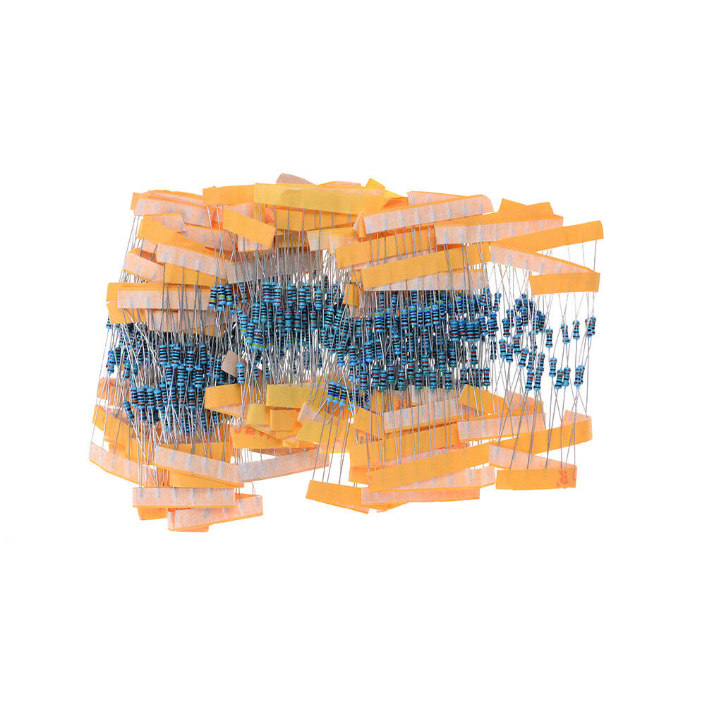 600x 30 Values 1/4W Metal Film Resistors Resistance Assortment Ki.l8