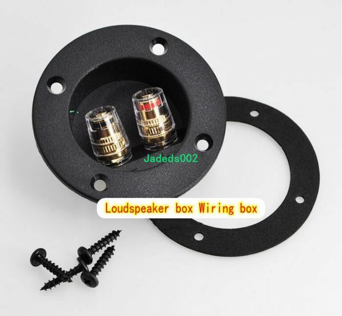 2pcs 2-way Speaker Copper terminal Audio accessories Wiring board Junction Box