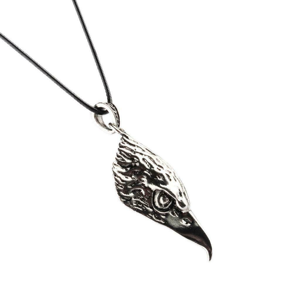 Talisman Viking Odin's Key of Solomon Seal Eagle's Head Pendant Necklace