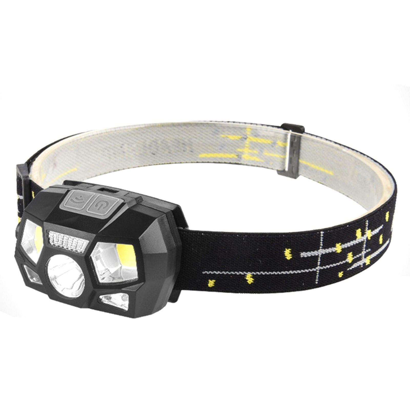50000Lm LED Headlamp Motion Sensor Head Lamp Headlight Flashlight Rechargeable