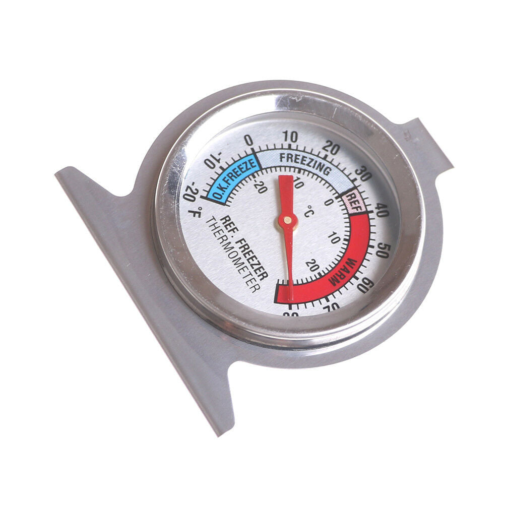 Stainless Steel Metal Temperature Refrigerator Freezer Dial Type Thermometer  Tt