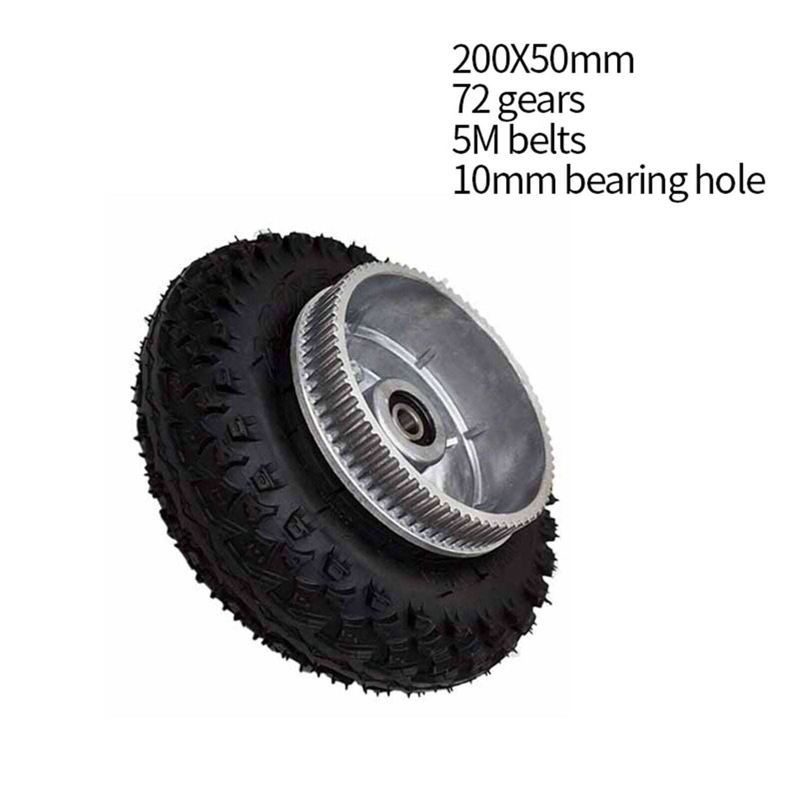 8" Electric Skateboard Parts Wheel Tire and Inner Tube Pulley 200x50mm