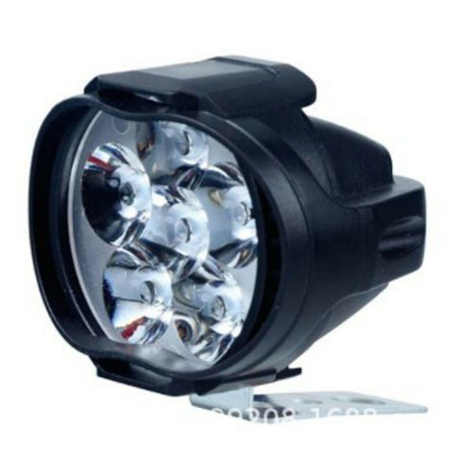 Universal 6 Led Motorcycles Biking Scooter Headlight Switch Head Light Black