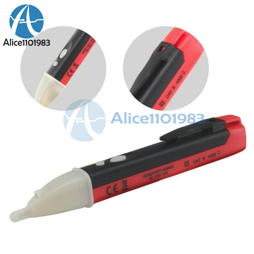 AC 90-1000V Non Contact Voltage Indicator Electrical Sensor Tester Pen LED Light