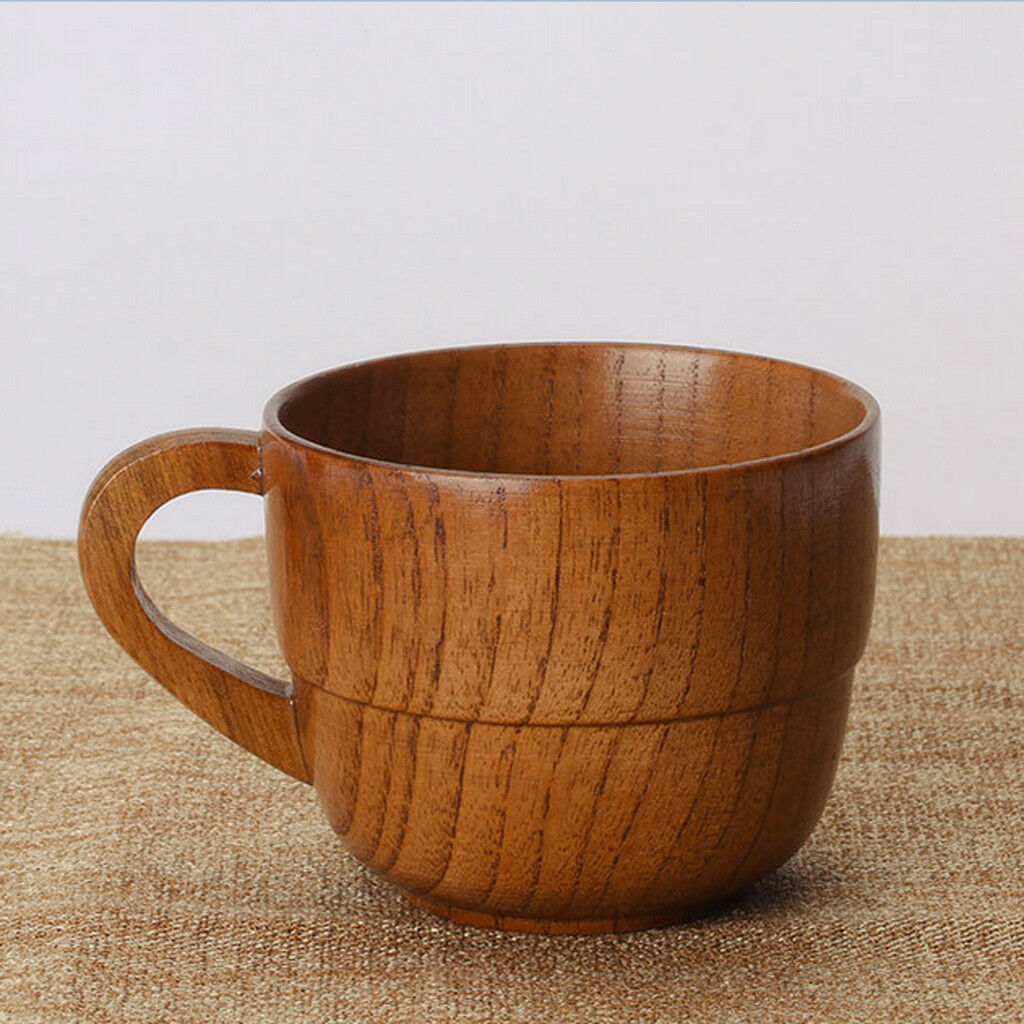 Wood Mug Beer Cup Beer Tankard Handmade Tea Cup Handcrafted Mug 7cm Brown