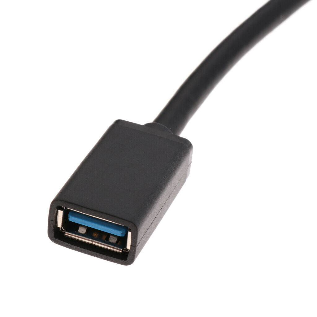 USB 3.0 Male to Female Black Extension Cable for HDD Hard Disk 1 Meters