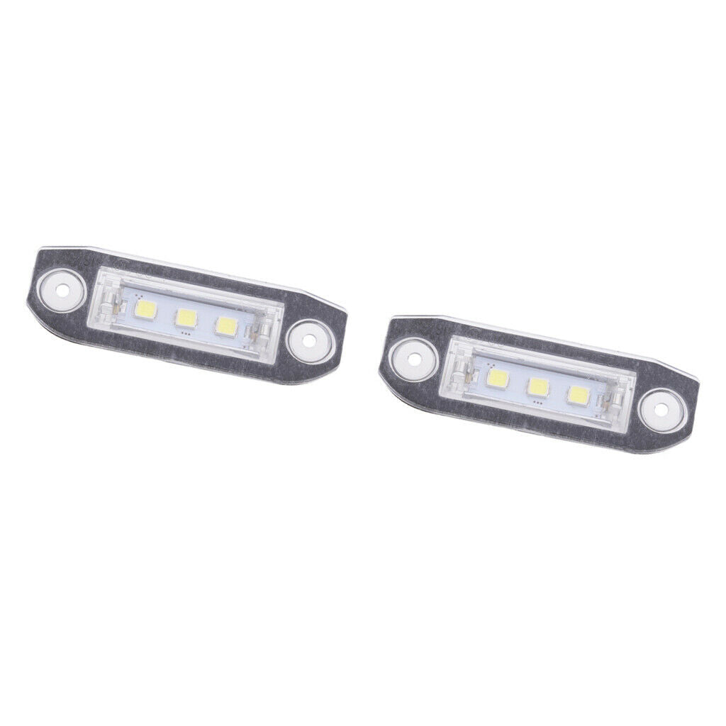 1 Pair Number License Plate LED Light Lamp for Volvo S80 XC90 S40 XC60 S60