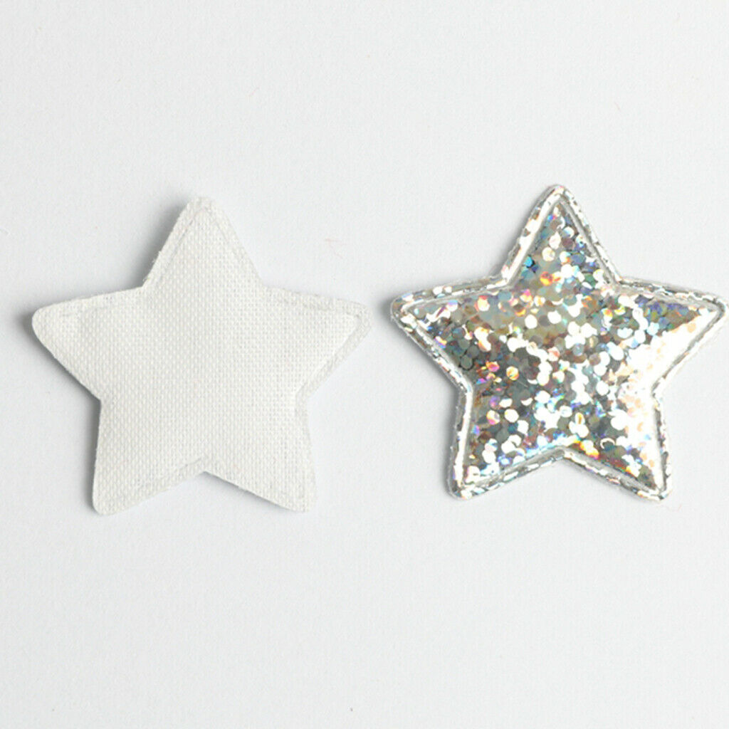 100 Pieces Glitter Star Confetti Sprinkle Iridescent Metallic Table Decor