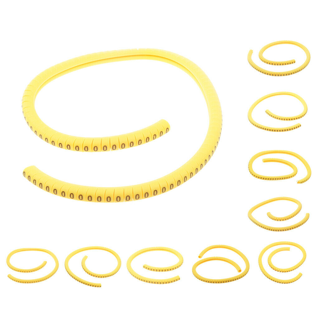 Accessories - Cable Management - Cable Marker Cable Sleeves Number 3 Pack of 100