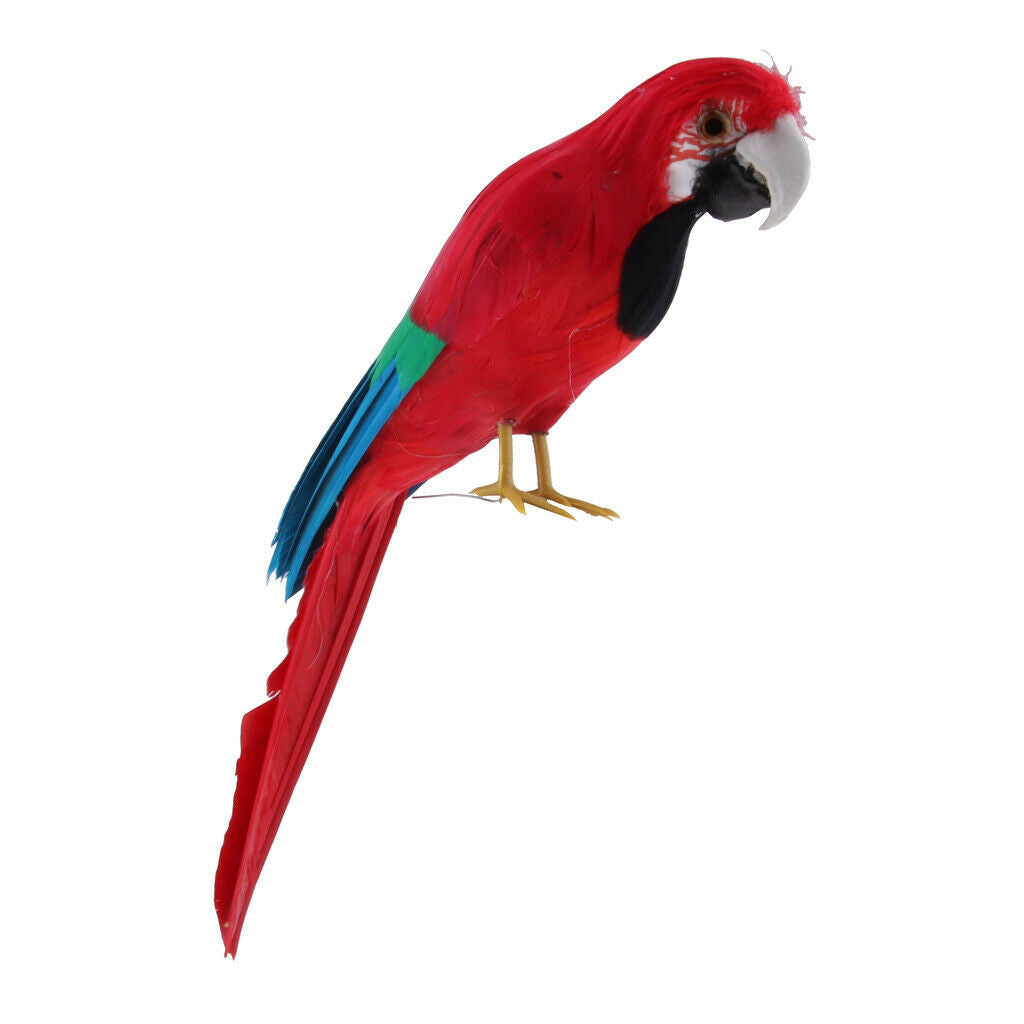 Nice Simulation Bird Ornament Parrot Statue Garden Art Ornament Lawn Decors