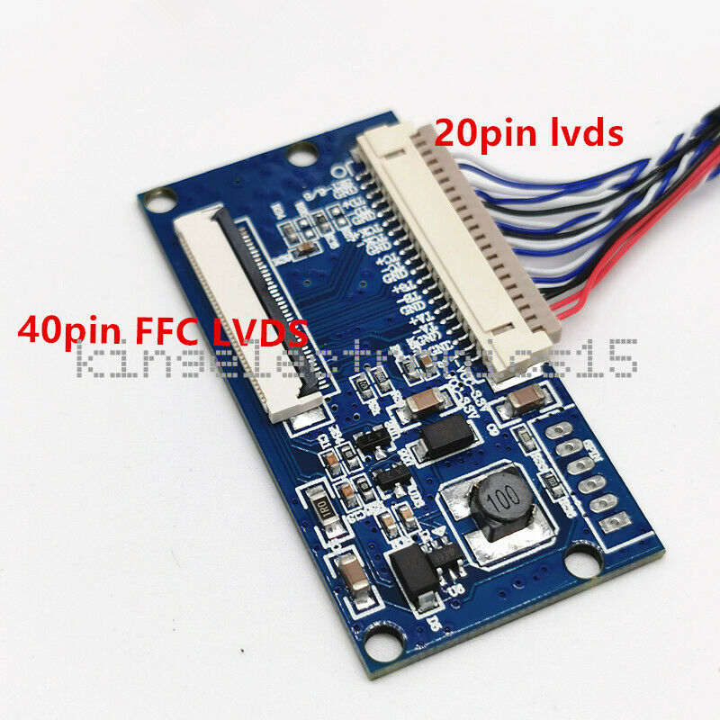 Universal LVDS Signal Interface Converter DF14 20Pin to FPC 40Pin Connector NEW