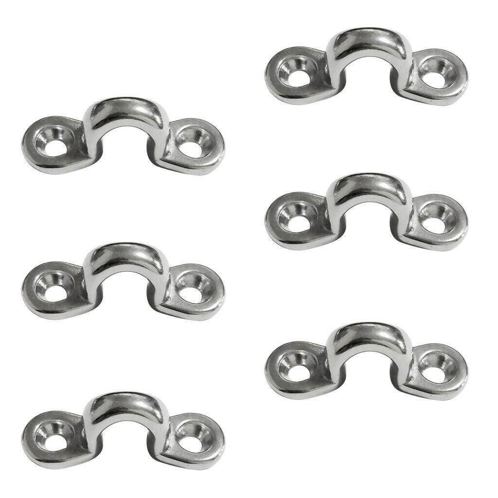 6 pieces marine pad eye kayak boat rigging pad eye bimini top hardware