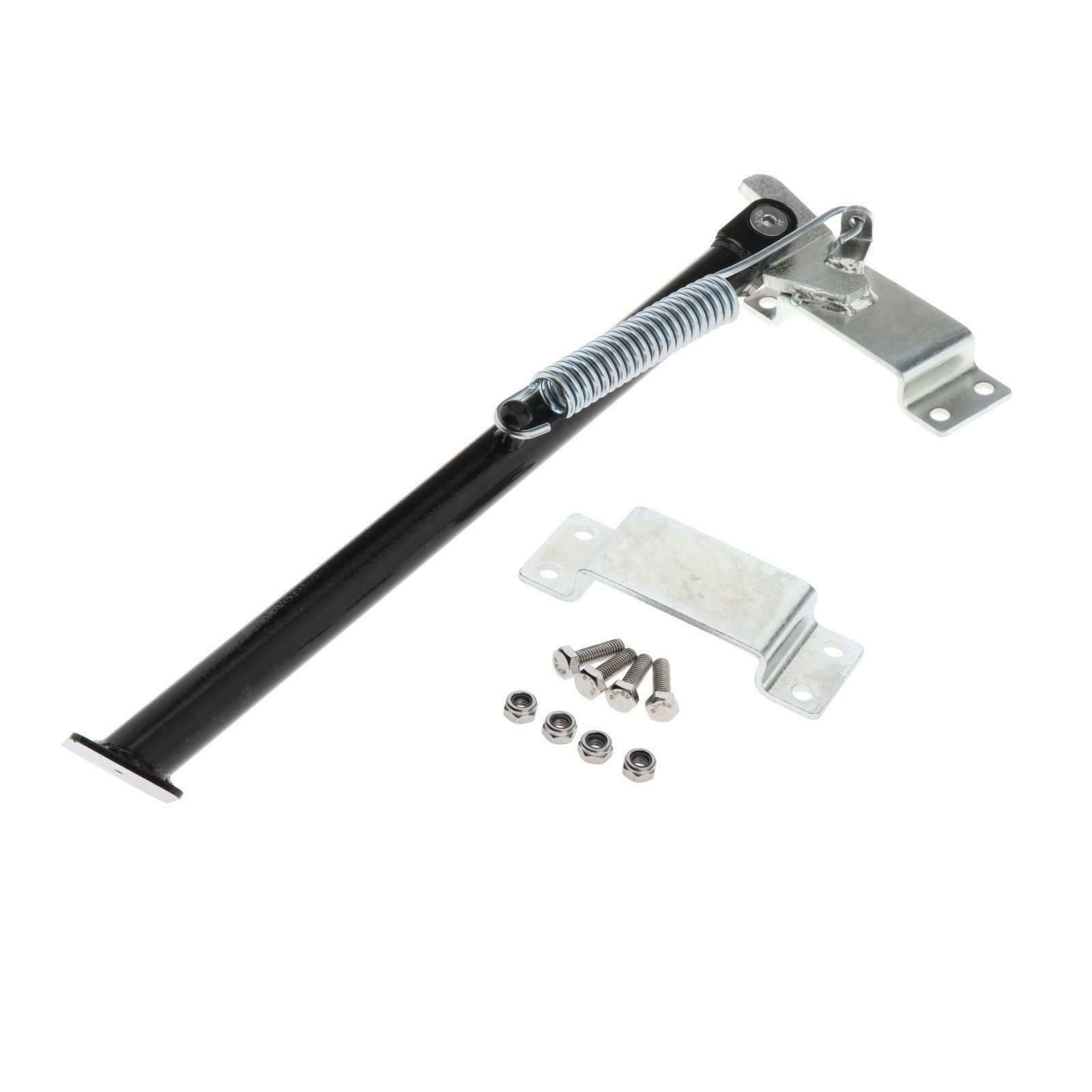 14" Stainless Steel Motorcycle Kickstand Clamp On Side Stand Parking Racks