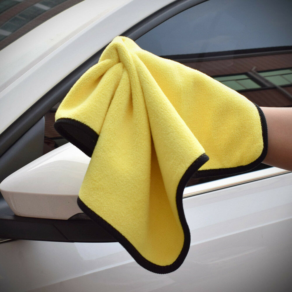 Super Soft Absorbent Car Wash Coral Velvet Towel Cleaning Drying Cloth 30x40cm