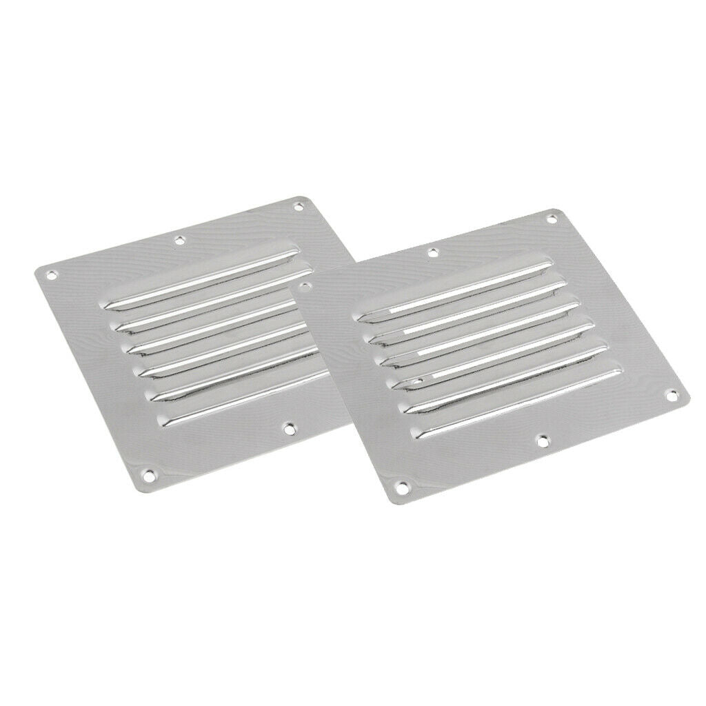 Stainless Steel Ventilation Grille Exhaust Grill For Boat Car / 127 Mm X 114 Mm