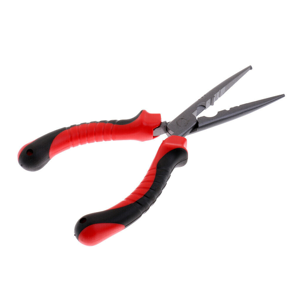 2 Pieces Fish Tongs Multi Functional Stainless Steel Fishing Tongs With Crimping