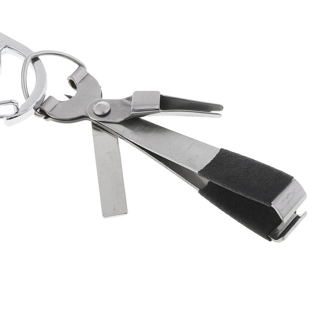 Quick Knot Tying Line Clipper Nail Knot Tyer Hook Cleaner Sharpener 4-in-1