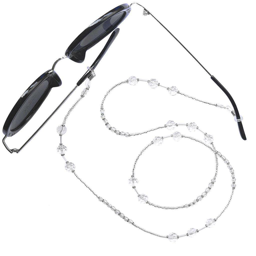 Lots Transparent Beads Eyeglass Spectacle Glasses Chain Neck Strap Lanyard