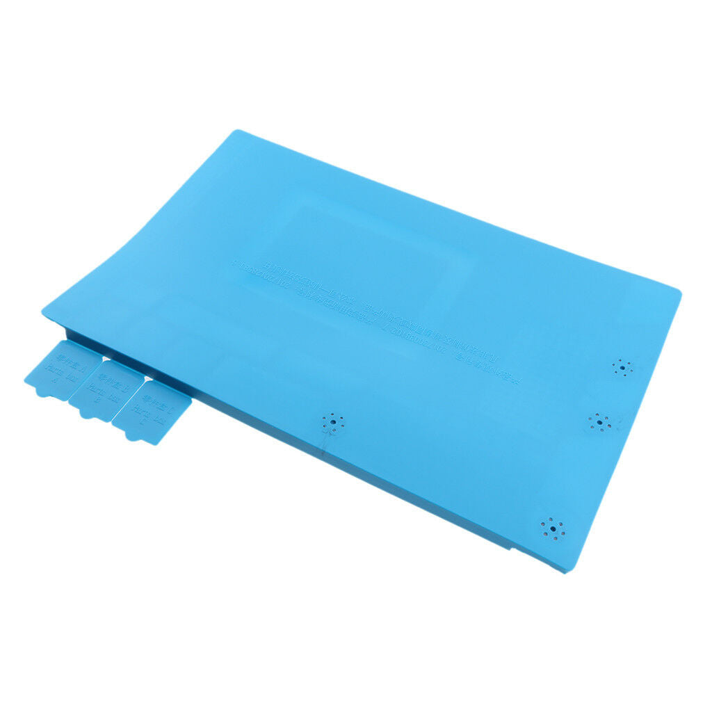 Silicone Cell Phone Repair Pad Mat Magnetic Maintenance Platform Dark Blue