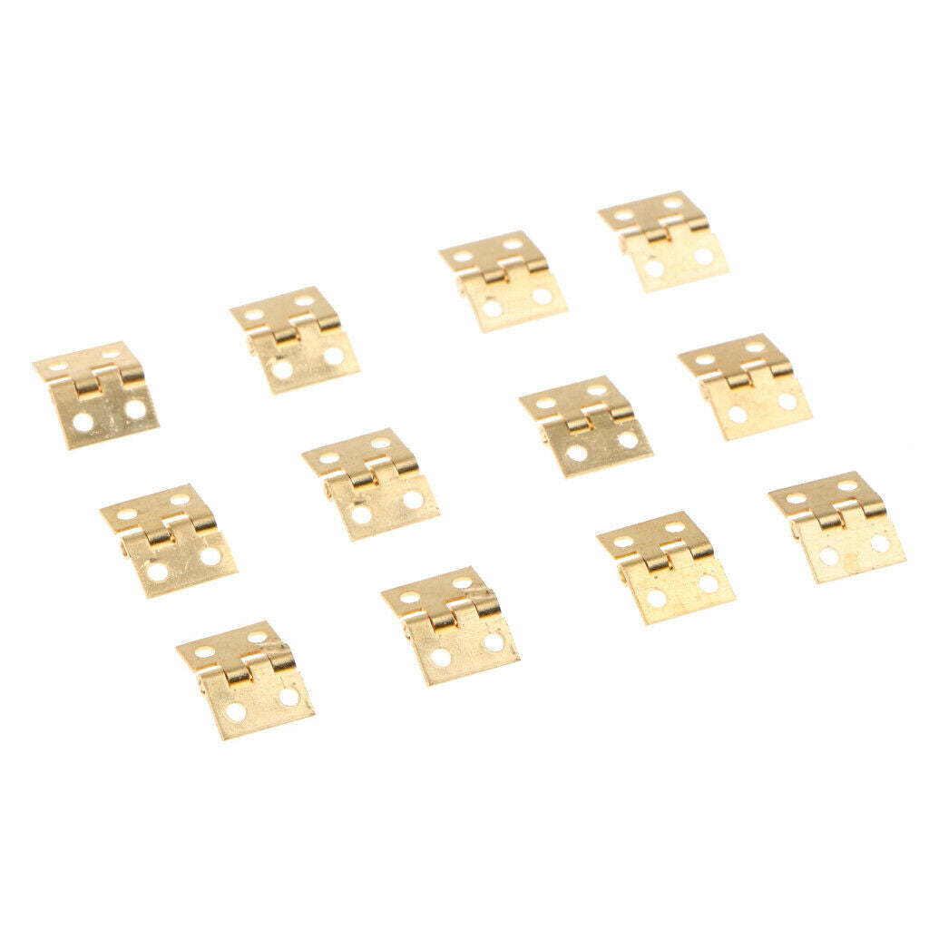 24 Pieces  Hinge Hinges with Screws Set