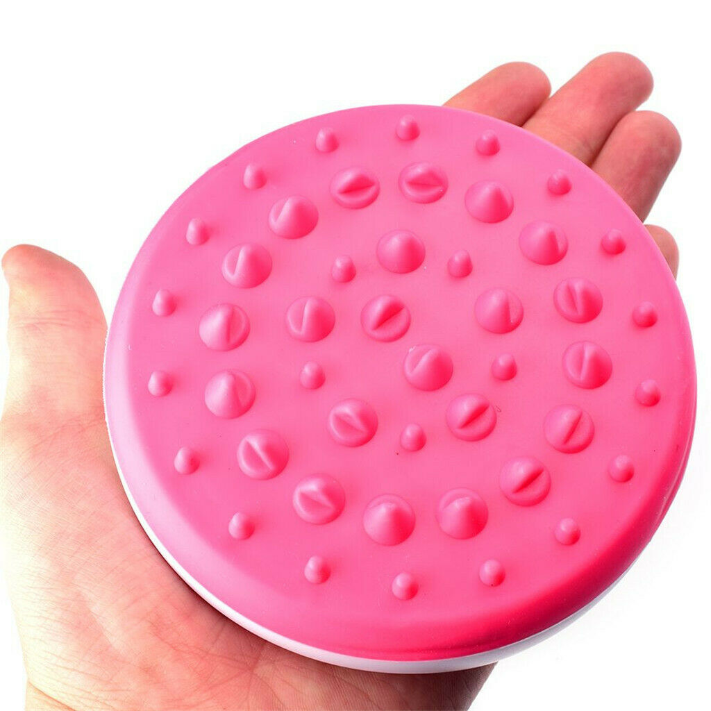 Portable Silicone Multi-function Hair Brush Scalp Body Head Massager Relax