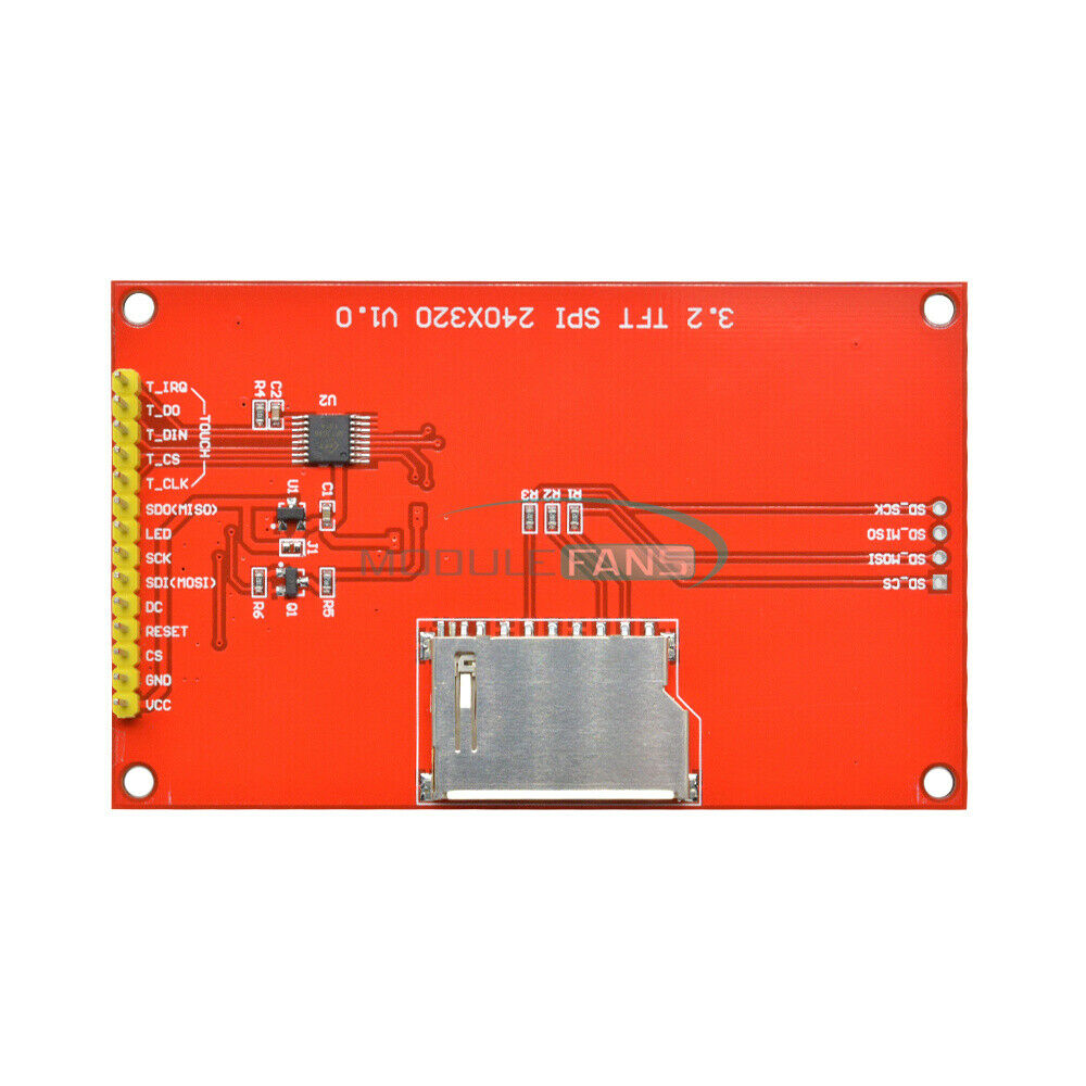 3.2"Inch 320X240 SPI Serial TFT LCD Module Display Screen + Contact Touch Pane