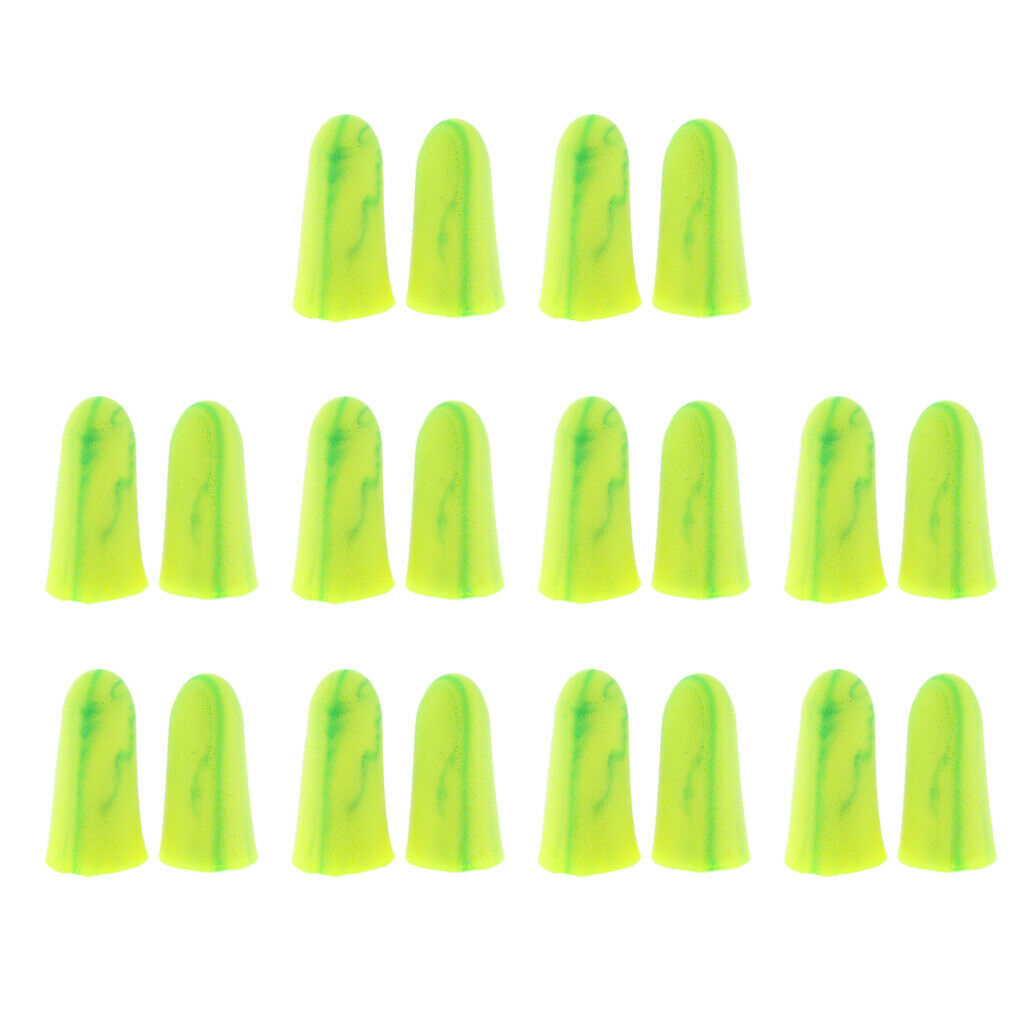 10 Pairs Anti-noise Foam Earplugs Hearing Protection Ear Plugs for Sleeping