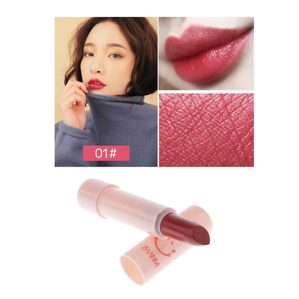 Long Lasting Matte Lipstick Makeup Cosmetics Moisturizing Smooth Lip Stick Pink