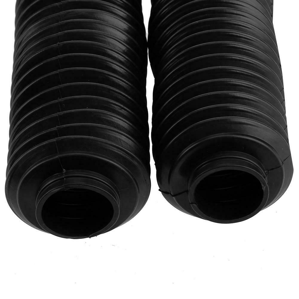 1 Pair 37mm Universal Dustproof Plastic Front Motorcycle Fork Cover Gaiters @