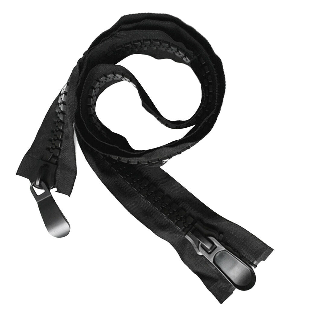 Black #20 YKK Marine Zipper Double Slider Bimini Top Boat Canvas Outdoor 47