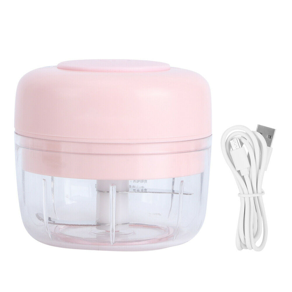Mini Electric Garlic Food Chopper Vegetable Chopper Grinder Blender Crusher