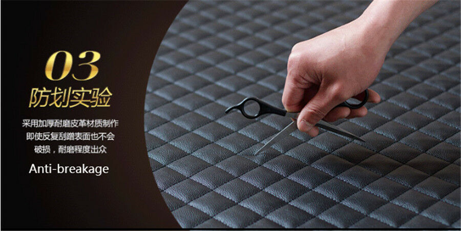 Universal Car Armrest Box Mats Black plaid Armrest Box Pad Armrest Armrest pad